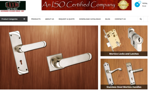 Laxmi Locks India Website